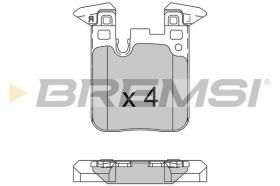 BREMSI BP3521 - PASTIGLIE FRENO - BRAKE PADS
