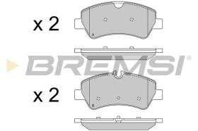 BREMSI BP3526 - JUEGO PASTILLAS DE FRENO BREMSI
