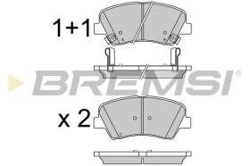 BREMSI BP3529 - JUEGO PASTILLAS DE FRENO BREMSI