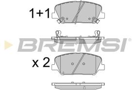 BREMSI BP3531 - PASTIGLIE FRENO - BRAKE PADS