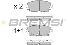 BREMSI BP3532 - PASTIGLIE FRENO - BRAKE PADS