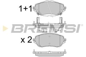 BREMSI BP3537 - PASTIGLIE FRENO - BRAKE PADS