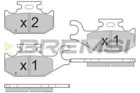 BREMSI BP3541 - PASTIGLIE FRENO - BRAKE PADS