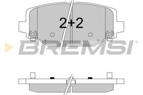 BREMSI BP3544 - PASTIGLIE FRENO - BRAKE PADS