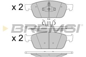 BREMSI BP3546 - PASTIGLIE FRENO - BRAKE PADS