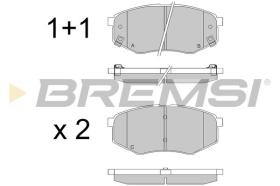 BREMSI BP3547 - PASTIGLIE FRENO - BRAKE PADS
