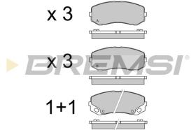 BREMSI BP3551 - PASTIGLIE FRENO - BRAKE PADS