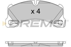 BREMSI BP3552 - PASTIGLIE FRENO - BRAKE PADS