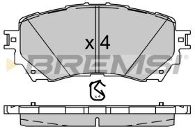 BREMSI BP3554 - PASTIGLIE FRENO - BRAKE PADS
