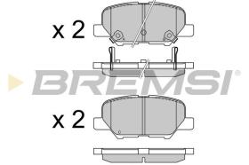 BREMSI BP3555 - PASTIGLIE FRENO - BRAKE PADS