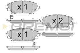 BREMSI BP3556 - PASTIGLIE FRENO - BRAKE PADS