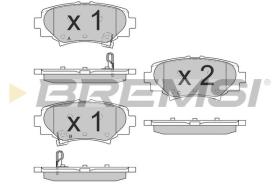 BREMSI BP3557 - PASTIGLIE FRENO - BRAKE PADS