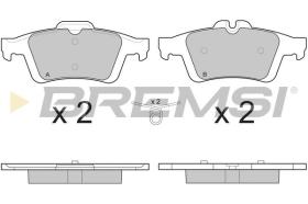 BREMSI BP3217 - PASTILLAS DELANTERAS FORD TRANSIT