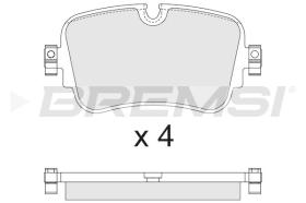 BREMSI BP3878 - PASTILLAS DELANTERAS FORD TRANSIT
