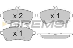 BREMSI BP3327 - PASTILLAS DELANTERAS MERCEDES-BENZ