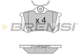 BREMSI BP2806 - PASTILLAS DE FRENO TRASERAS SEAT-PEUGEOT-AUDI-CITROEN