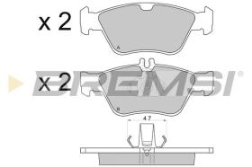 BREMSI BP2694 - PASTILLAS FRENO DELANTERAS MERCEDES BENZ