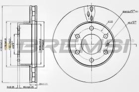 BREMSI CD5314V - DISCO FRENO DELANTERO IVECO 300MM