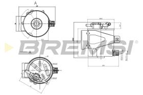BREMSI FE1313 - FILTRO COMBUSTIBLE DACIA-RENAULT