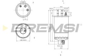 BREMSI FE0158 - FILTRO COMBUSTIBLE FIAT-FORD-OPEL-PEUGEOT
