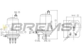 BREMSI FE0060 - FILTRO COMBUSTIBLE RENAULT-NISSAN-SUZUKI