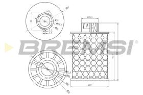 BREMSI FE0150 - FILTRO COMBUSTIBLE OPEL-VAUXHALL