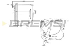 BREMSI FE0161 - FILTRO COMBUSTIBLE FORD-FIAT-PEUGEOT-VOLVO