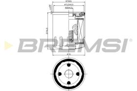 BREMSI FL0030 - FILTRO ACEITE FIAT-ALFA ROMEO- LANCIA