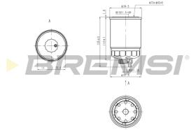 BREMSI FE0801 - FILTRO COMBUSTIBLE CITROEN SAXO