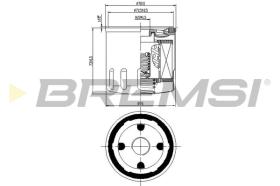 BREMSI FL0031 - FILTRO ACEITE FORD