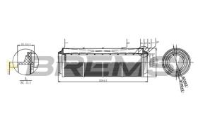 BREMSI FA1143 - FILTRO AIRE REDONDO MERCEDES BENZ