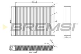 BREMSI FC0923C - FILTRO ACEITE MERCEDES BENZ
