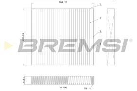 BREMSI FC0177C - FILTRO AIRE HABITACULO CARBON ACTIVO VW-SEAT-AUDI-SKODA