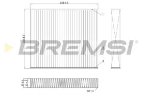 BREMSI FC0103 - FILTRO HABITACULO AUDI-SEAT-SKODA
