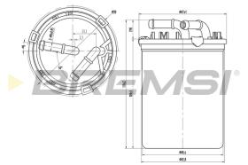 BREMSI FE0043 - FILTRO COMBUSTIBLE SEAT-SKODA-VW