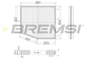 BREMSI FC0187C - FILTRO CARBON ACTIVO SEAT-VW