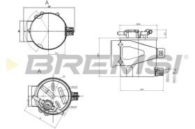 BREMSI FE0388 - FILTRO COMBUSTIBLE NISSAN-RENAULT S/N SENSOR INFERIOR