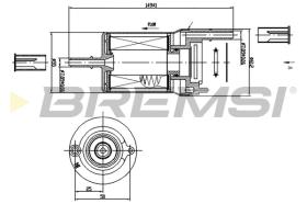 BREMSI FE1018 - FILTRO COMBUSTIBLE SEAT-VW-SKODA-AUDI