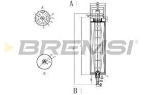 BREMSI FE0051 - FILTRO COMBUSTIBLE BMW - ALPINA