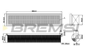 BREMSI FA0132 - FILTRO AIRE RENAULT - NISSAN - DACIA