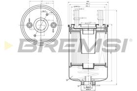 BREMSI FE0350 - FILTRO COMBUSTIBLE RENAULT