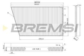BREMSI FC0502C - FILTRO HABITACULO MERCEDES BENZ