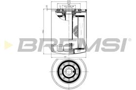 BREMSI FL0029 - FILTRO ACEITE IVECO