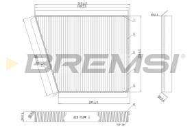 BREMSI FC0991C - FILTRO HABITACULO CARBON ACTIVO