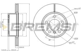 BREMSI CD8195V - DISCO FRENO BWM DELANTERO