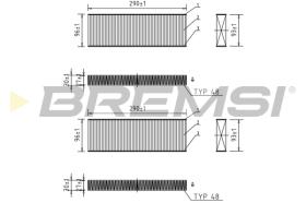 BREMSI FC0071 - FILTRO HABITACULO CITROEN - OPEL
