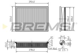 BREMSI FA0610 - FILTRO AIRE OPEL