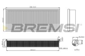 BREMSI FA1156 - FILTRO AIRE FORD MONDEO