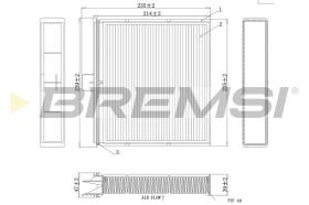 BREMSI FC0401 - FILTRO HABITACULO RENAULT SCENIC
