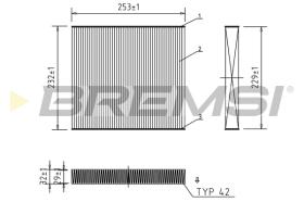 BREMSI FC0177 - FILTRO HABITACULO SEAT - VW